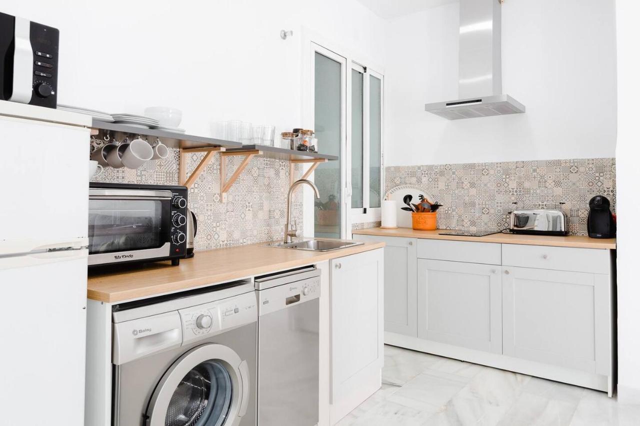 Loft En Primera Linea Del Paseo Maritimo Málaga Eksteriør billede